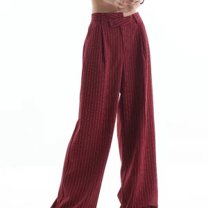 Y2K Vintage Striped Baggy Trousers - Korean Fashion Loose Casual Pants