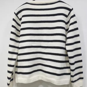 Y2K Vintage Striped Cardigan: Korean Fashion Single-breasted Sweater for Women