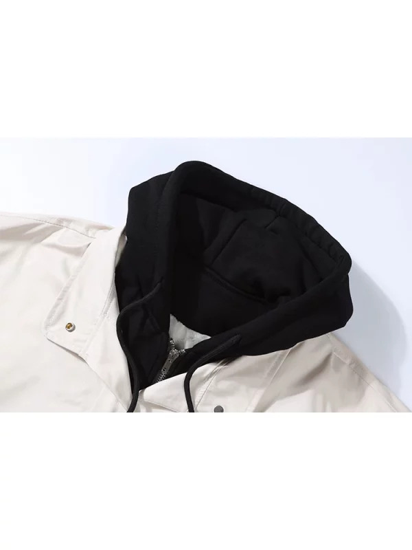 Y2K Vintage Style Hooded Bomber Jacket - Retro Streetwear Outfit