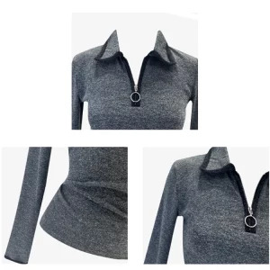 Y2K Vintage Style Polo Collar Knit Top - Autumn Women's Fashion